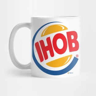 ihob Burger King logo ihop parody Mug